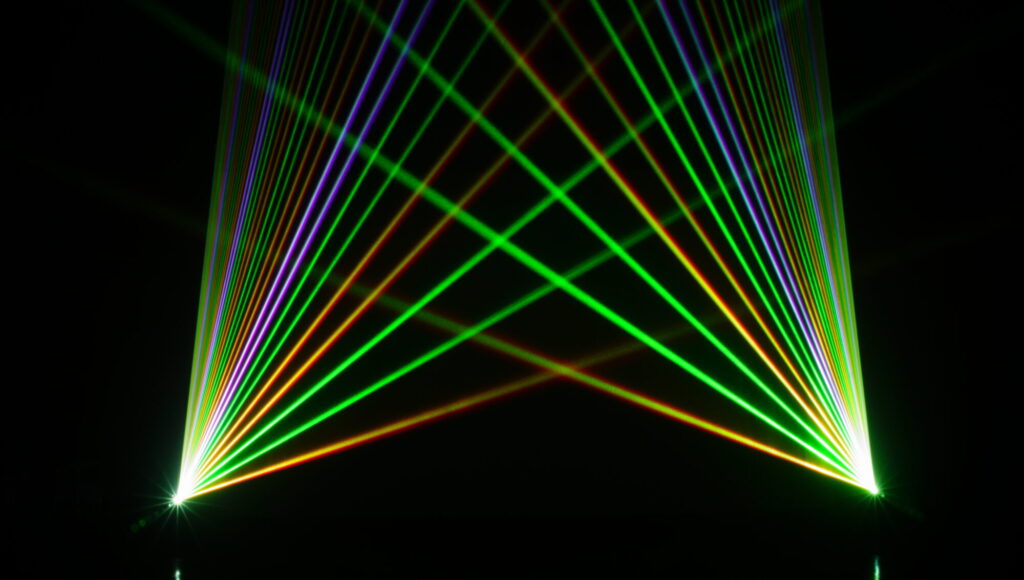 Laser Beam rainbow V